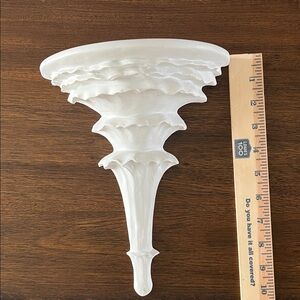 Vintage Style White Wall Shelves | Set of 2 Nursery Wall